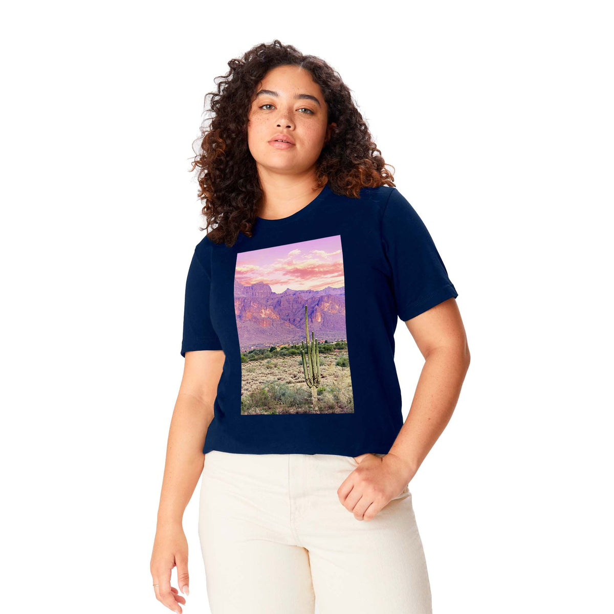 83 Oranges Cactus Sunset Classic T-shirt