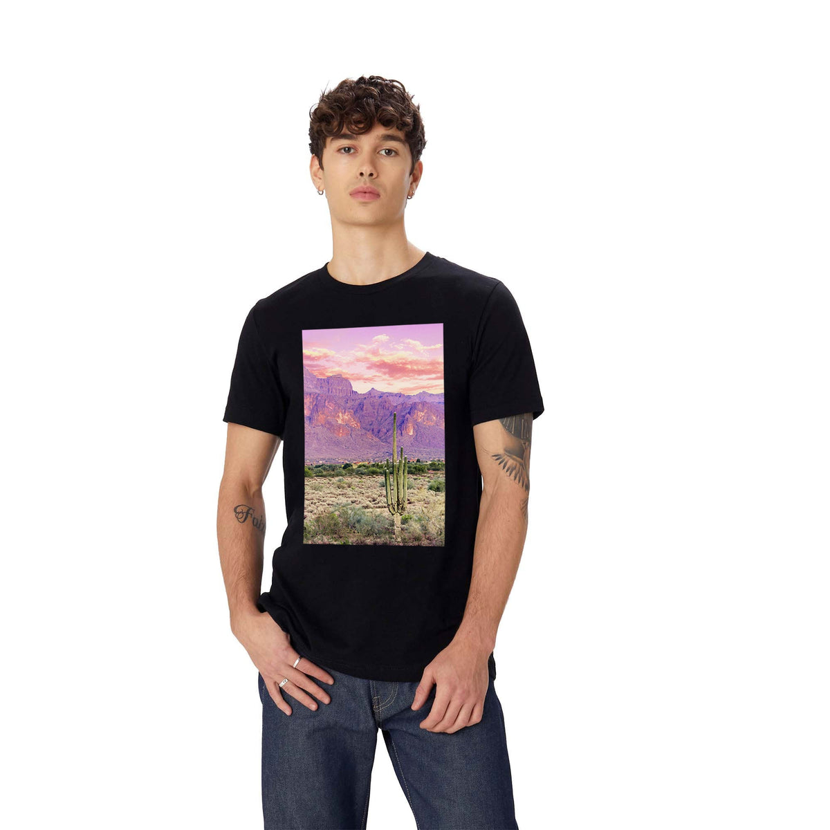 83 Oranges Cactus Sunset Classic T-shirt