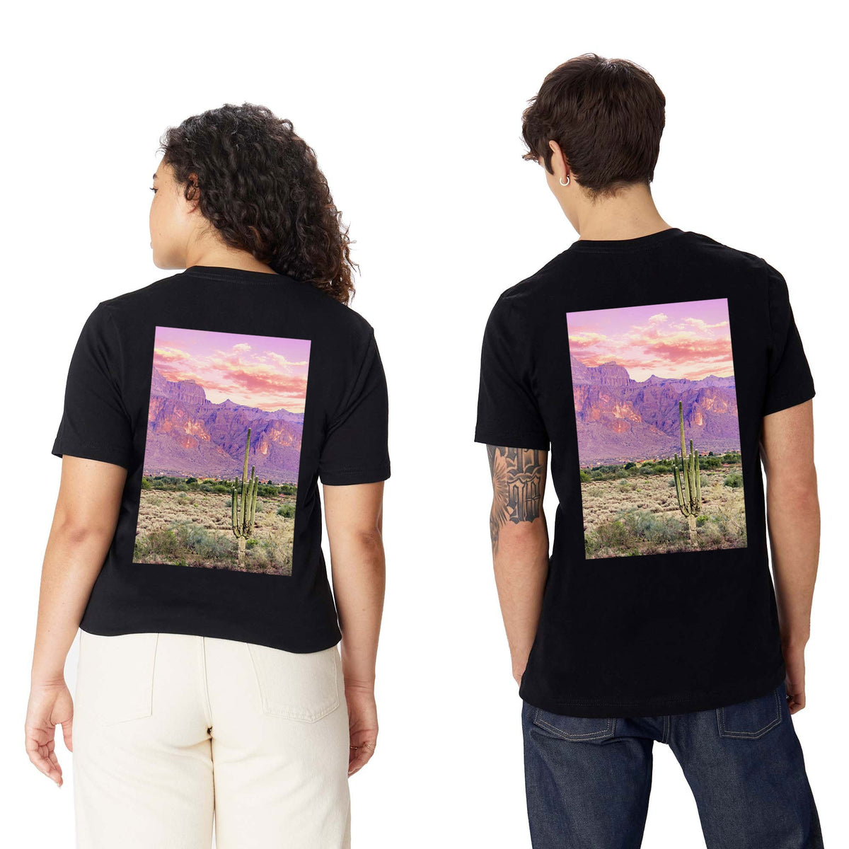 83 Oranges Cactus Sunset Classic T-shirt