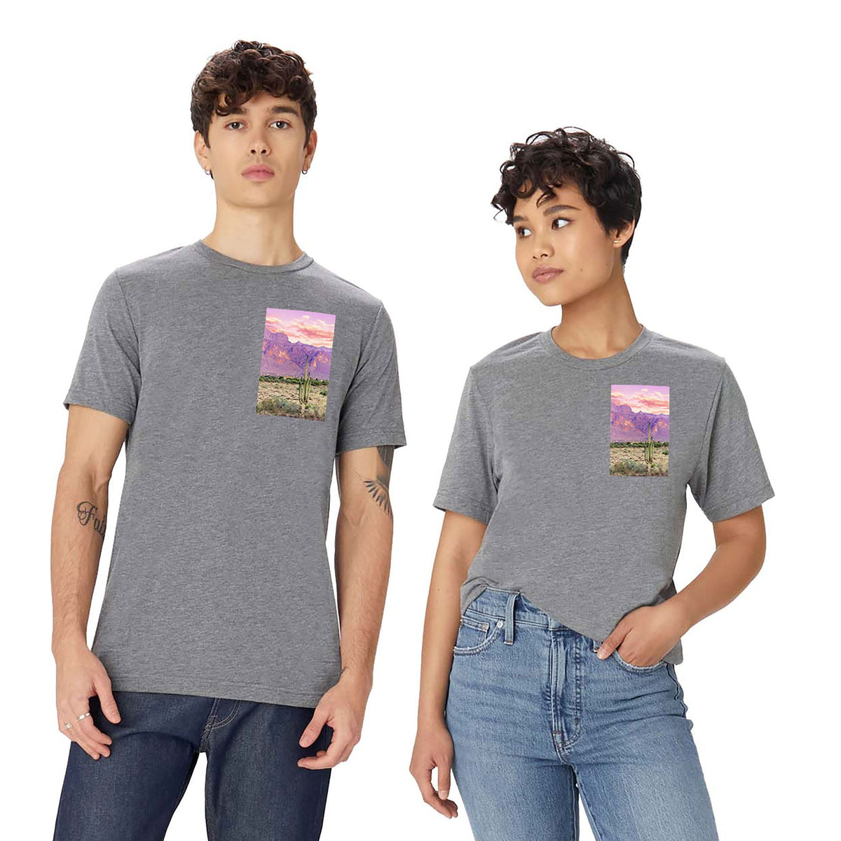 83 Oranges Cactus Sunset Classic T-shirt