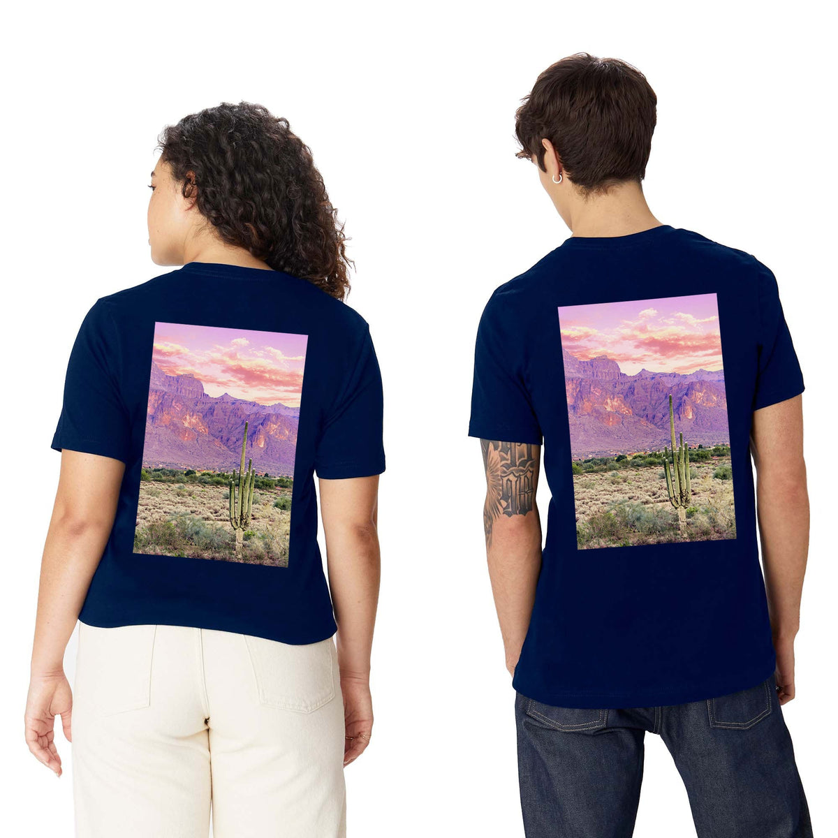 83 Oranges Cactus Sunset Classic T-shirt