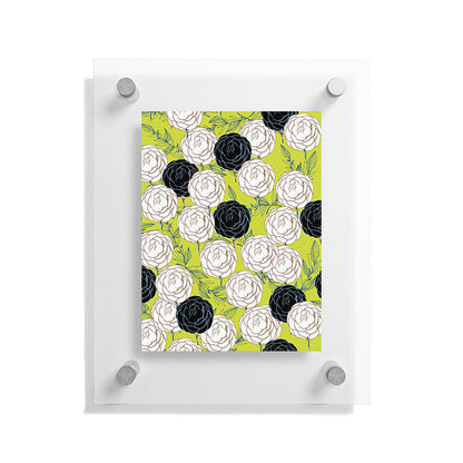 83 Oranges Carnations Floating Acrylic Print