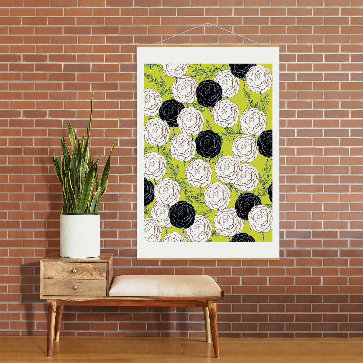 83 Oranges Carnations Art Print