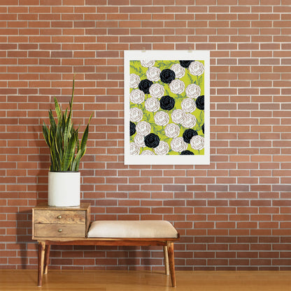 83 Oranges Carnations Art Print