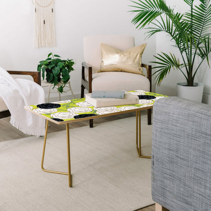 83 Oranges Carnations Coffee Table