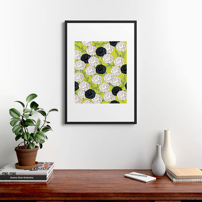 83 Oranges Carnations Framed Art Print