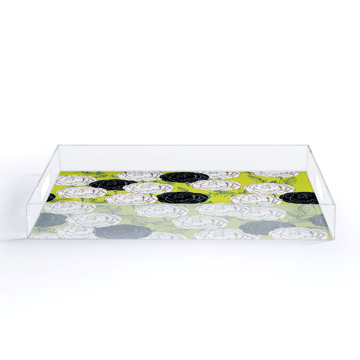 83 Oranges Carnations Acrylic Tray