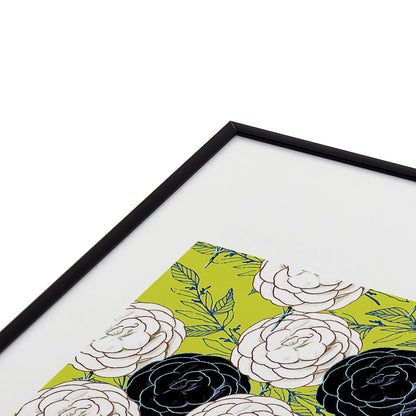 83 Oranges Carnations Metal Framed Art Print