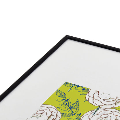 83 Oranges Carnations Metal Framed Art Print