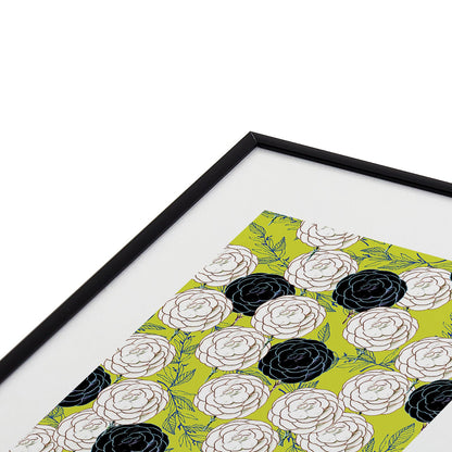 83 Oranges Carnations Metal Framed Art Print