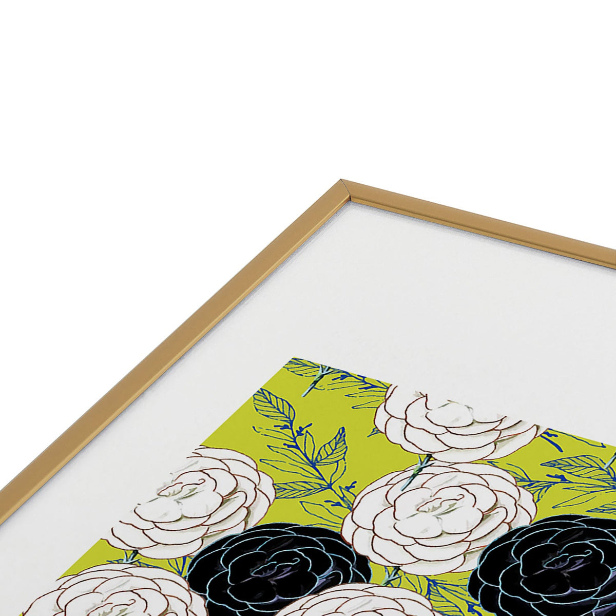 83 Oranges Carnations Metal Framed Art Print