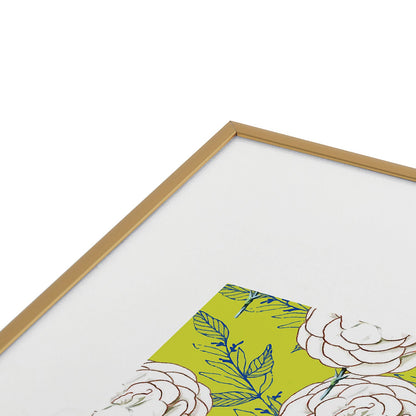 83 Oranges Carnations Metal Framed Art Print