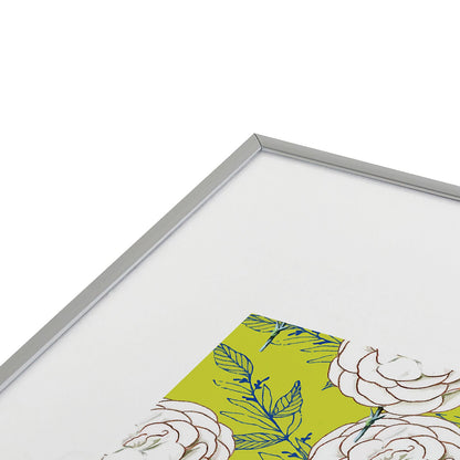 83 Oranges Carnations Metal Framed Art Print