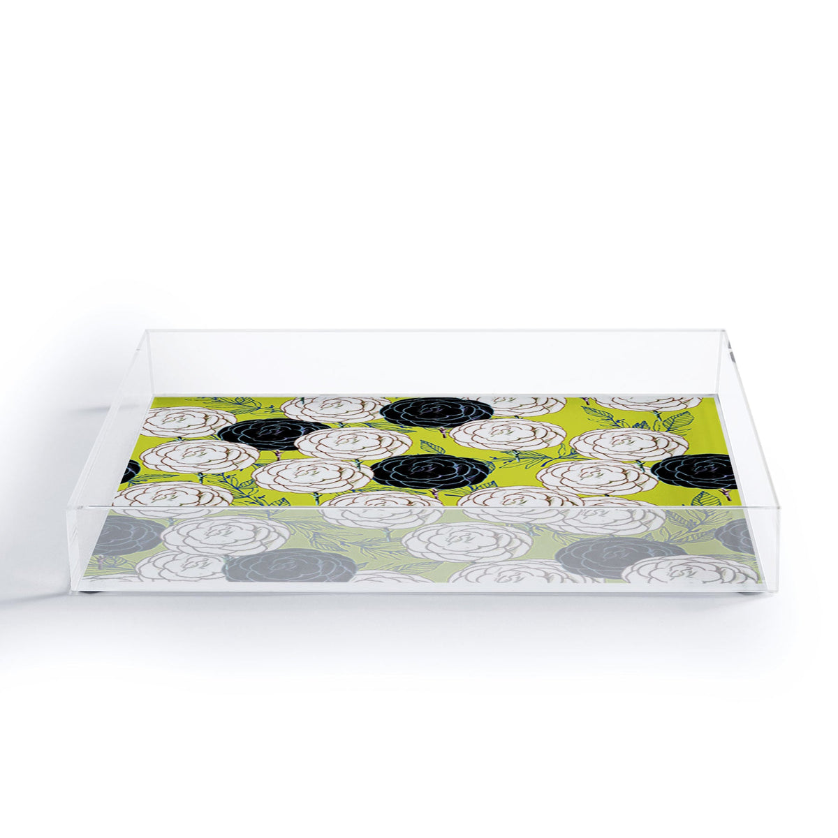 83 Oranges Carnations Acrylic Tray