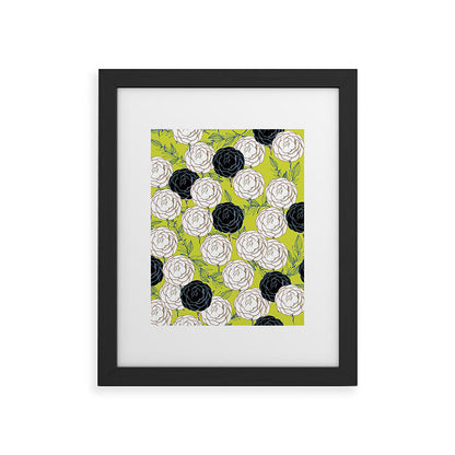 83 Oranges Carnations Framed Art Print