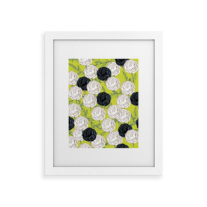 83 Oranges Carnations Framed Art Print