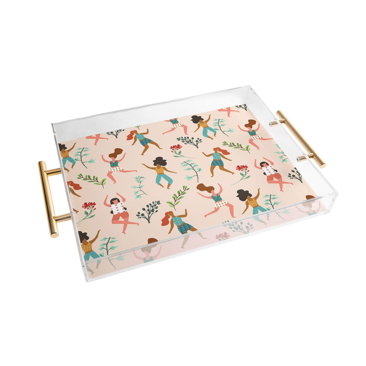 83 Oranges Central Park Zumba Acrylic Tray