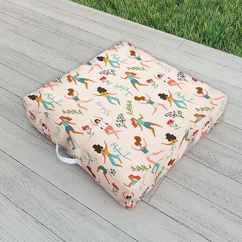 83 Oranges Central Park Zumba Outdoor Floor Cushion