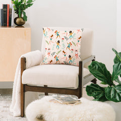 83 Oranges Central Park Zumba Throw Pillow