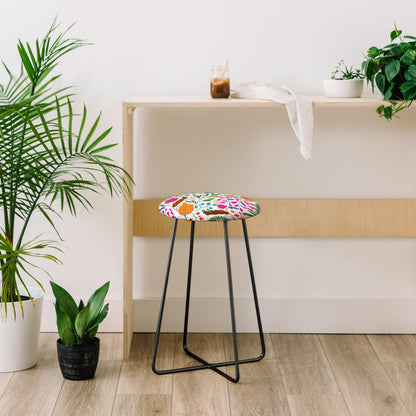 83 Oranges Charm Counter Stool