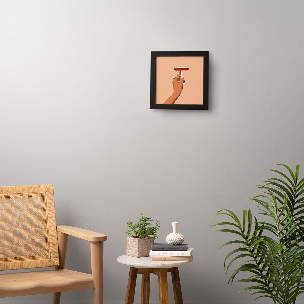 83 Oranges Cheers to Love Framed Wall Art