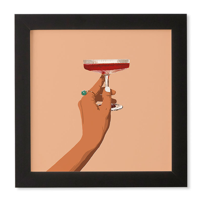 83 Oranges Cheers to Love Framed Wall Art