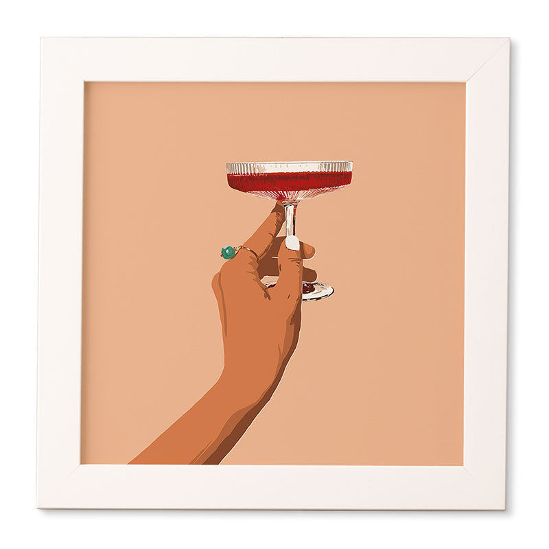 83 Oranges Cheers to Love Framed Wall Art