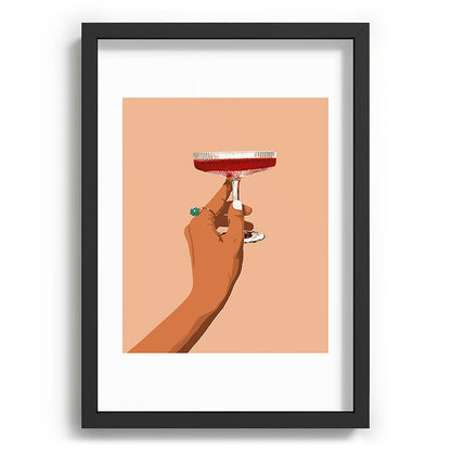 83 Oranges Cheers to Love Recessed Framing Rectangle