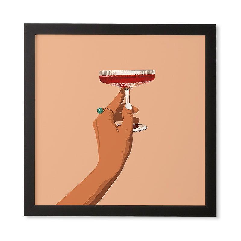 83 Oranges Cheers to Love Framed Wall Art