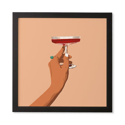 83 Oranges Cheers to Love Framed Wall Art
