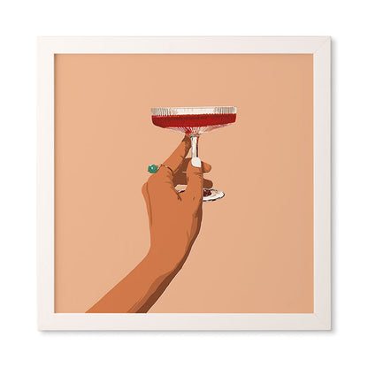 83 Oranges Cheers to Love Framed Wall Art