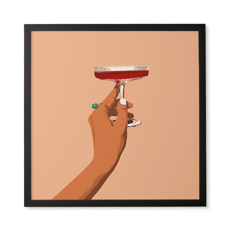 83 Oranges Cheers to Love Framed Wall Art