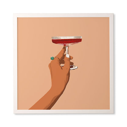 83 Oranges Cheers to Love Framed Wall Art
