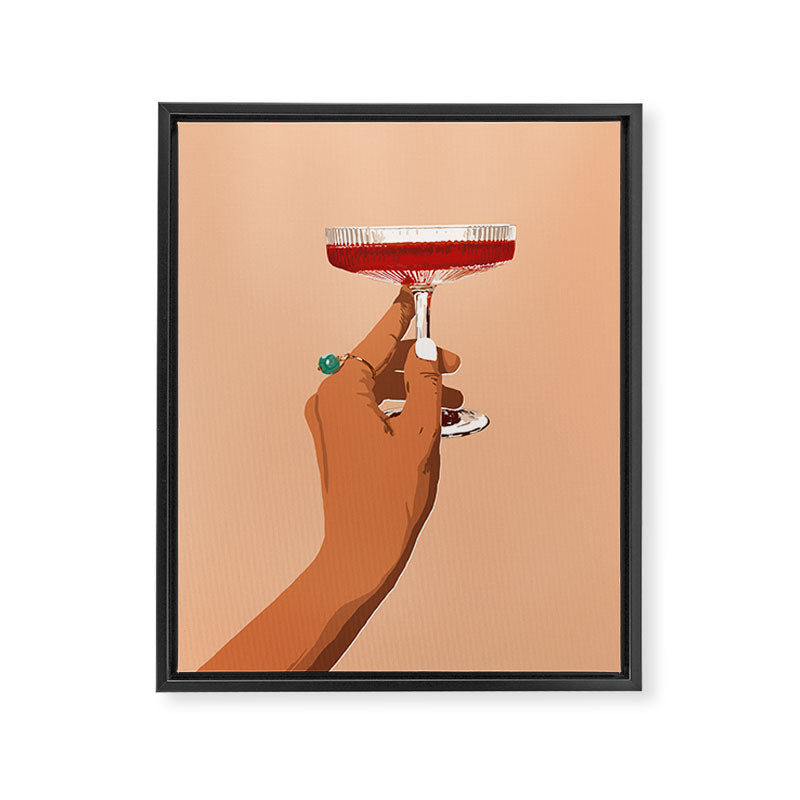 83 Oranges Cheers to Love Art Canvas
