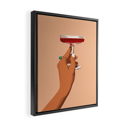 83 Oranges Cheers to Love Art Canvas