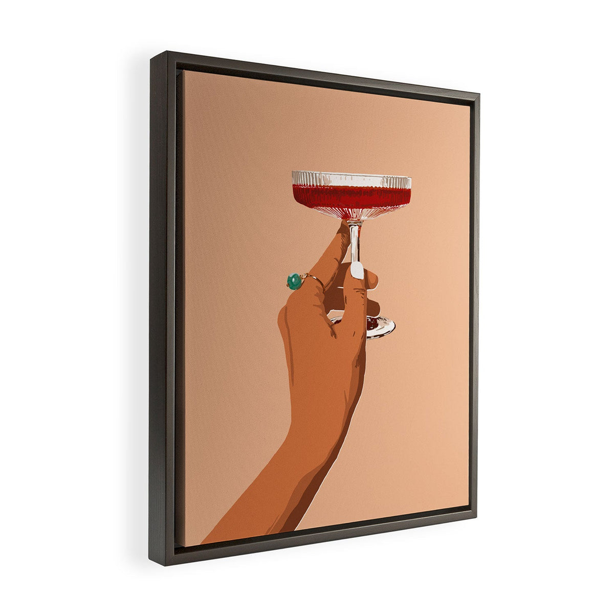83 Oranges Cheers to Love Art Canvas