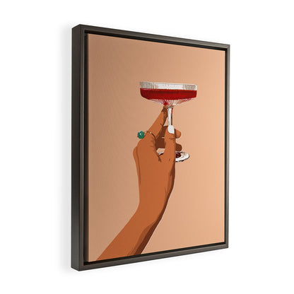 83 Oranges Cheers to Love Art Canvas