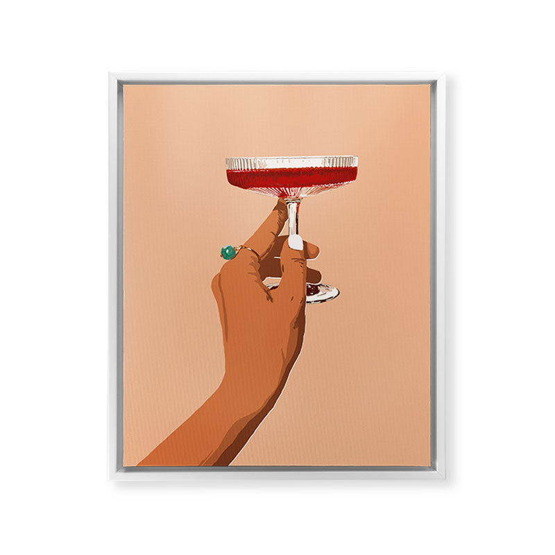 83 Oranges Cheers to Love Art Canvas