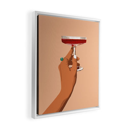 83 Oranges Cheers to Love Art Canvas