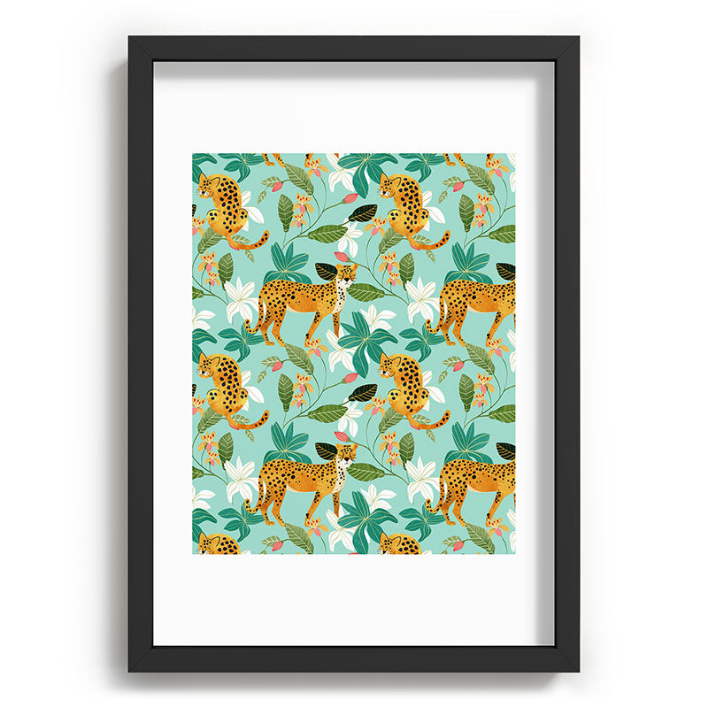 83 Oranges Cheetah Jungle Recessed Framing Rectangle