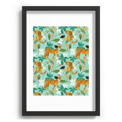 83 Oranges Cheetah Jungle Recessed Framing Rectangle