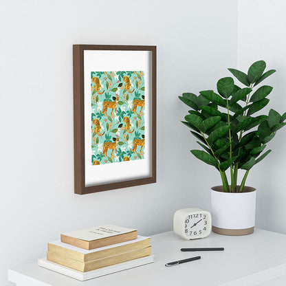 83 Oranges Cheetah Jungle Recessed Framing Rectangle