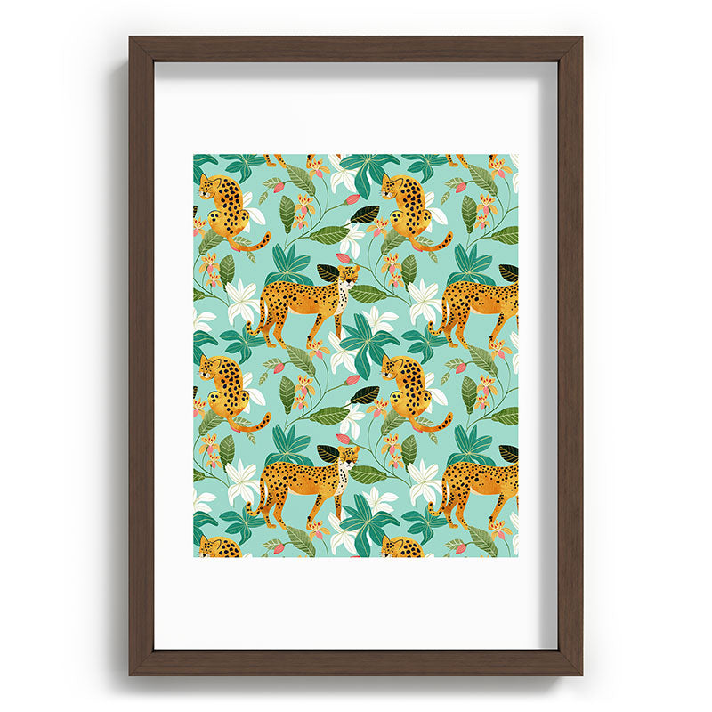 83 Oranges Cheetah Jungle Recessed Framing Rectangle