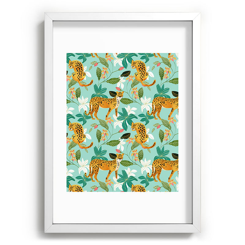 83 Oranges Cheetah Jungle Recessed Framing Rectangle