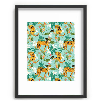 83 Oranges Cheetah Jungle Recessed Framing Rectangle