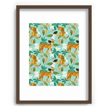 83 Oranges Cheetah Jungle Recessed Framing Rectangle
