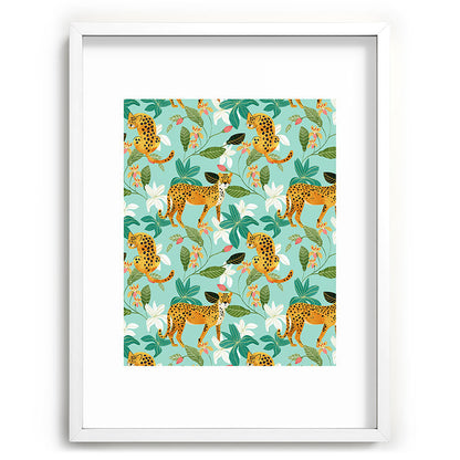 83 Oranges Cheetah Jungle Recessed Framing Rectangle