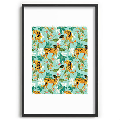 83 Oranges Cheetah Jungle Recessed Framing Rectangle