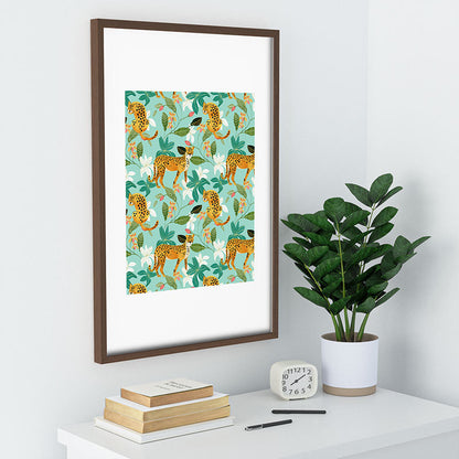 83 Oranges Cheetah Jungle Recessed Framing Rectangle