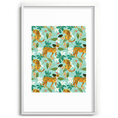 83 Oranges Cheetah Jungle Recessed Framing Rectangle